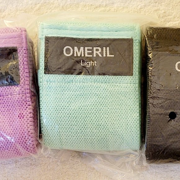 Other - Omeril Latex Fitness Loop Bands - for Progressive Resistance Training, Set of 3